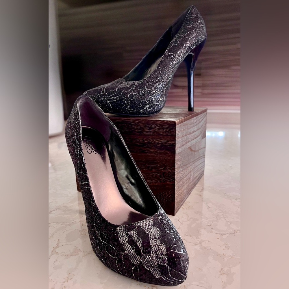Elegant Stiletto High Heels, Carlos by Carlos Santana, Size 9